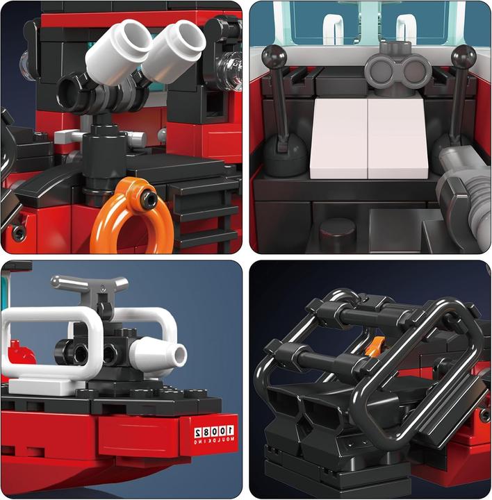 Actual product image Mould King Fire boat