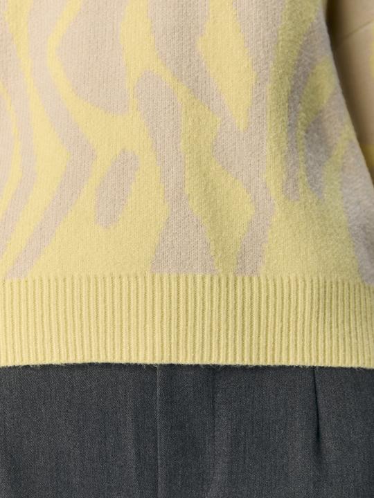 Produktbild Object Gemusterter Strickpullover (L)