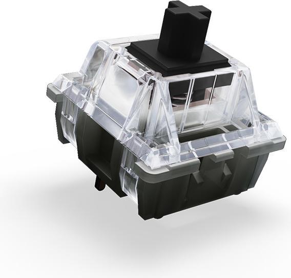 Actual product image CHERRY xtrfy Cherry MX Black RGB Switches, mechanical, 3-pin, linear, MX stem, 60g - 35 pieces