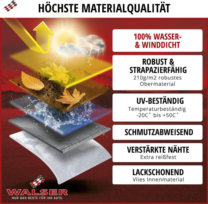 Immagine prodotto Walser Autoplane All Weather Plus, copertura auto SUV taglia S Grigio