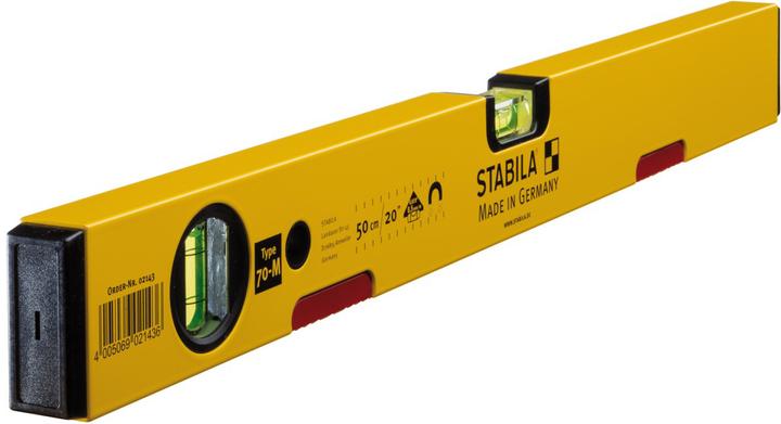 Image du produit Stabila Niveau à bulle Type 70 M, 50 cm (50 cm)