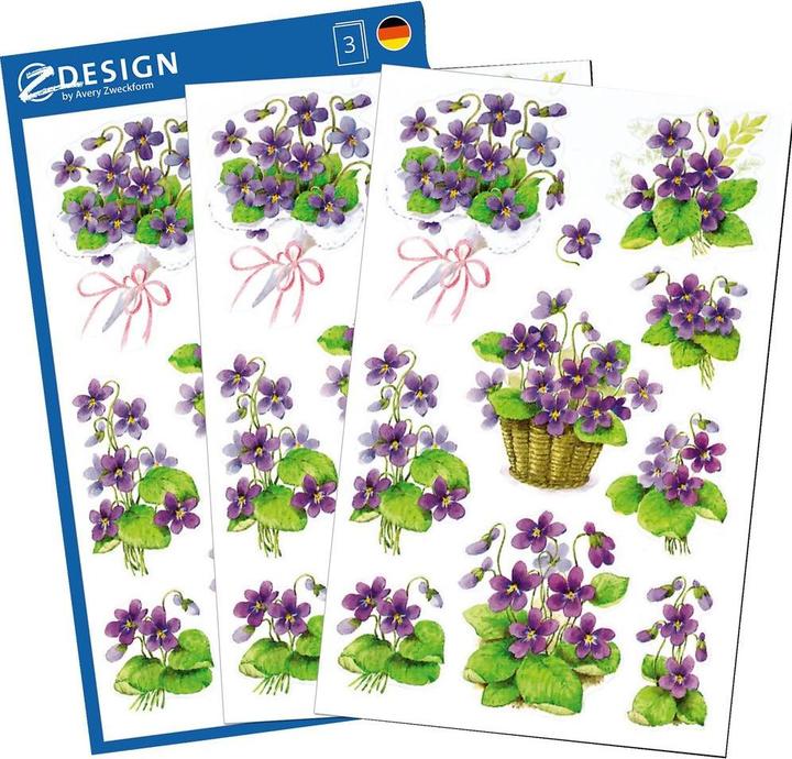 Produktbild Z-Design Blumenaufkleber (27 Sticker)