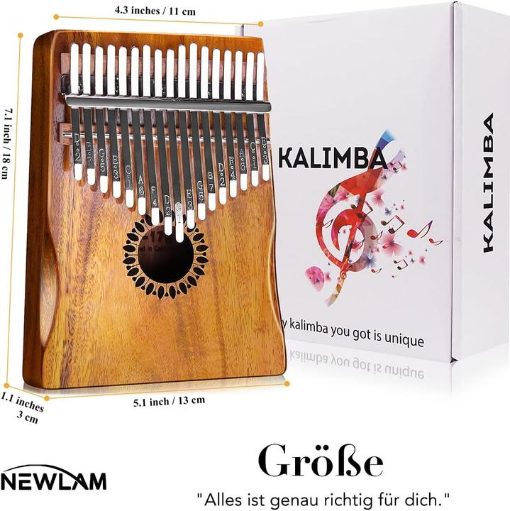 Actual product image Newlam Kalimba Daumenklavier