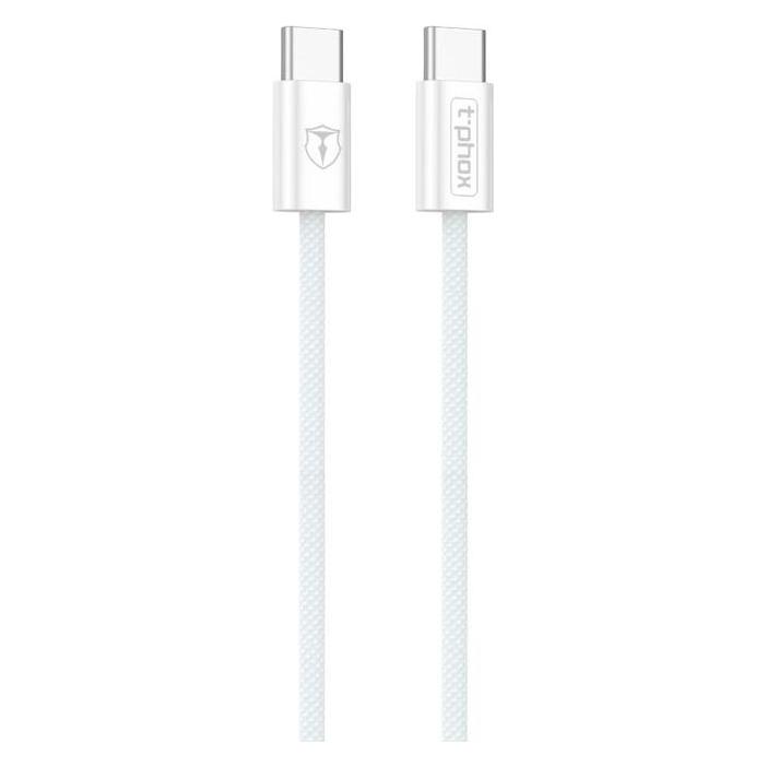 T-Phox CC15-SERIE-KABEL USB-C/USB-C 60W 3A WEISS (1 m, 60 W) (47606823)