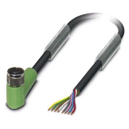 Phoenix Contact 1404191 Sensor-/Aktor-Anschlussleitung 1.50 m Polzahl: 8 1 St., Elektronikkabel + Stecker, Schwarz