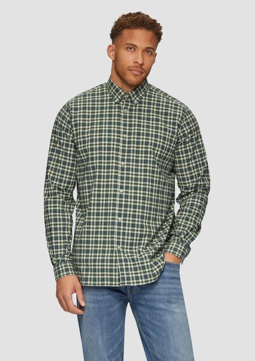 Produktbild s.Oliver Hemd Regular Fit: Hemd aus Baumwollstretch mit Button-Down-Kragen