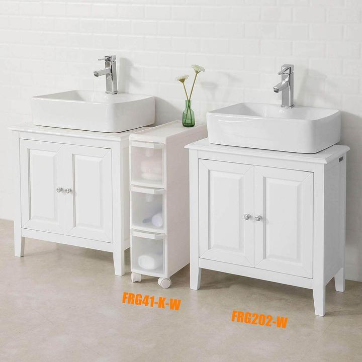 Actual product image SoBuy Vanity unit white Bathroom cabinet (60 x 30 x 62 cm)