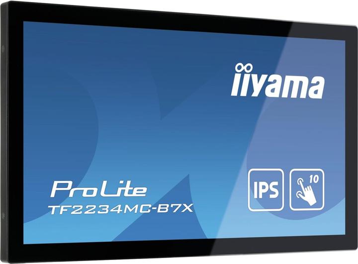 Immagine prodotto iiyama 21,5 pollici IPS 1920 x 1080 10 Point Touch Anti-Fingerprint 1000:1 305 cd (1920 x 1080 pixel, 22")