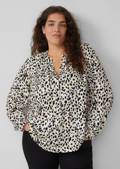 Immagine prodotto s.Oliver Bluse Tunikabluse aus Viskosemix mit All-over-Print (52)