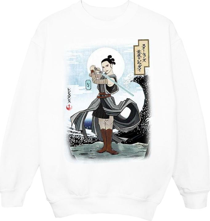 Image du produit Star Wars - Sweat THE LAST JEDI JAPANESE REY - Fille (140, 146)