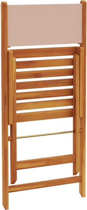 Immagine prodotto vidaXL Sedie da bistrot 2 pezzi. Acacia e tessuto