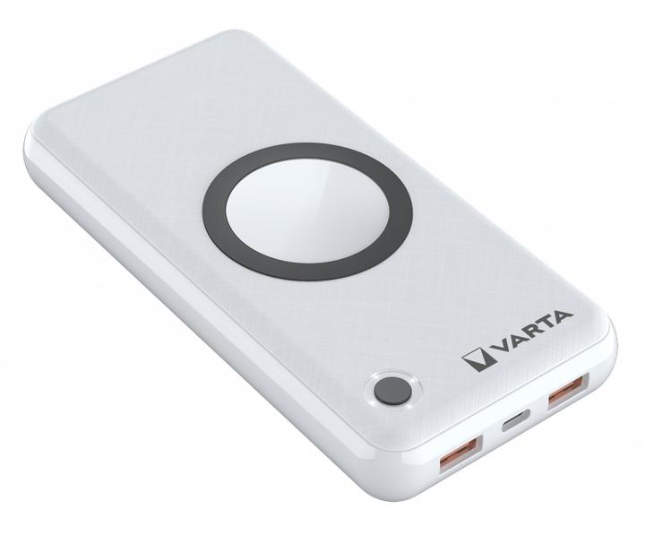 Actual product image Varta Wireless Power Bank + Charging Cable (20000 mAh, 20 W, 74.74 Wh)