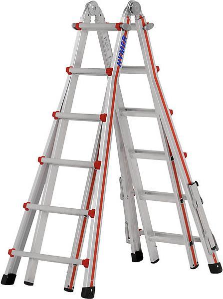 Produktbild kaiserkraft Teleskopleiter (Anlegeleiter, 626 cm)