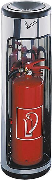 Image du produit kaiserkraft Cendrier avec abri pour extincteur