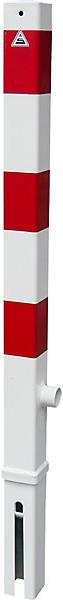 Productafbeelding kaiserkraft Slagboompaal, 70 x 70 mm, wit / rood