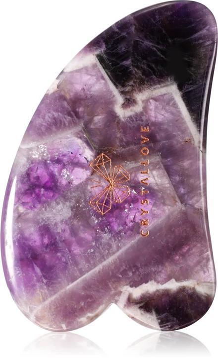 Actual product image Crystallove Amethyst Gua Sha Plate