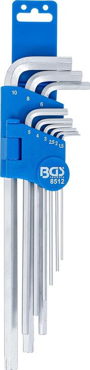 Actual product image BGS Special L-Type Wrench Set internal Hexagon 1.5 - 10 mm 9 pcs.