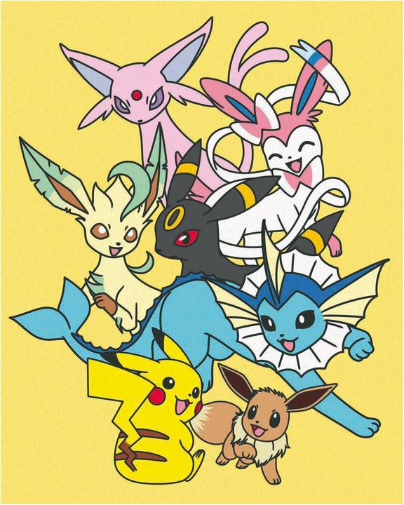 Actual product image Ravensburger CreArt Adults Trend Pokémon - All-time Favorites