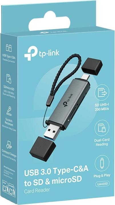 Produktbild TP-Link USB3.0 TYPE-C SD 3.0 ADAPTER (USB 3.1)