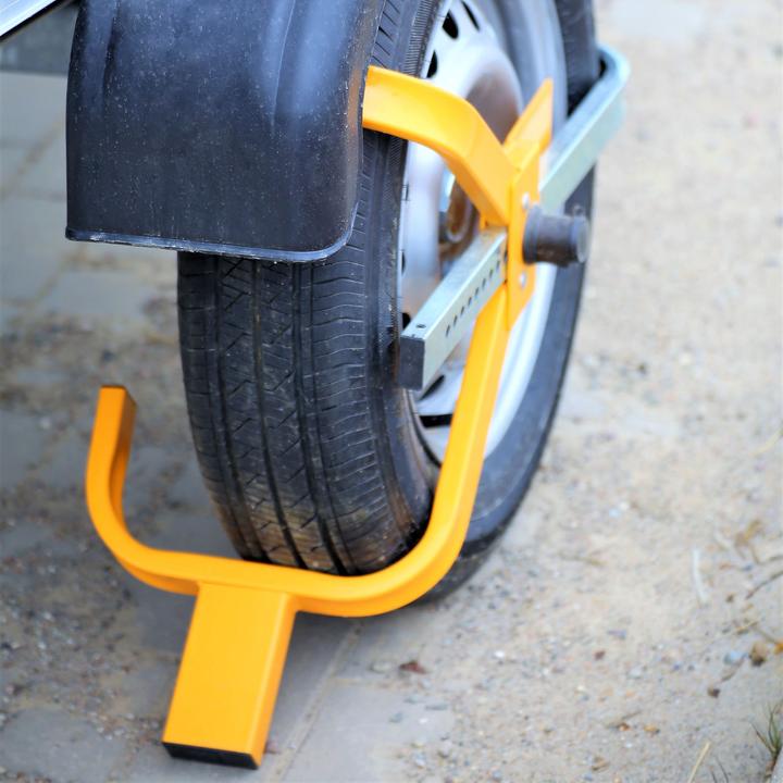 Immagine prodotto Wiltec Artiglio per ruote 500x100x300mm Ruote 13-15" Artiglio di parcheggio immobilizzatore acciaio