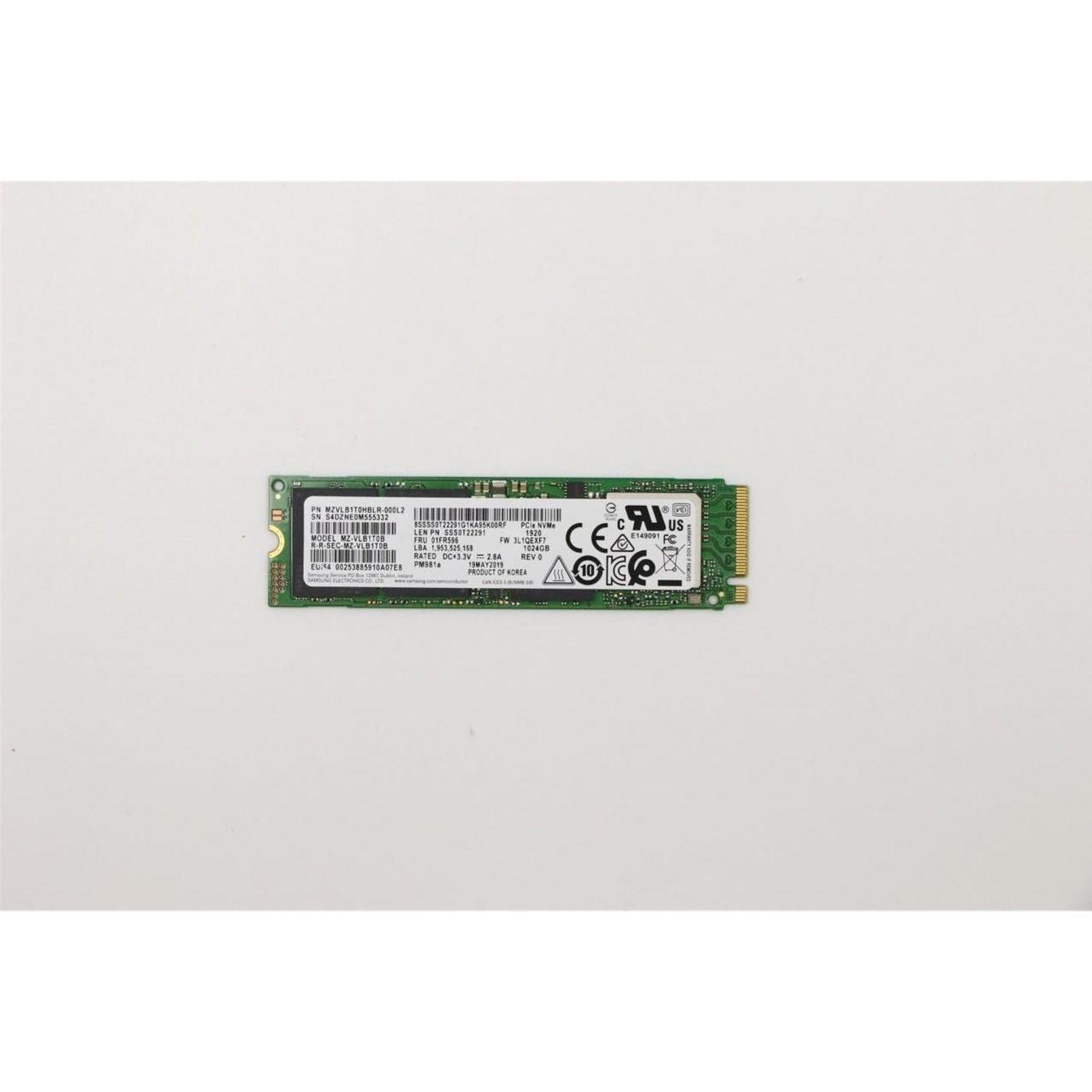 Lenovo SAMSUNG PM981a 1TB M.2 PCIe (1000 GB, M.2 2280), SSD