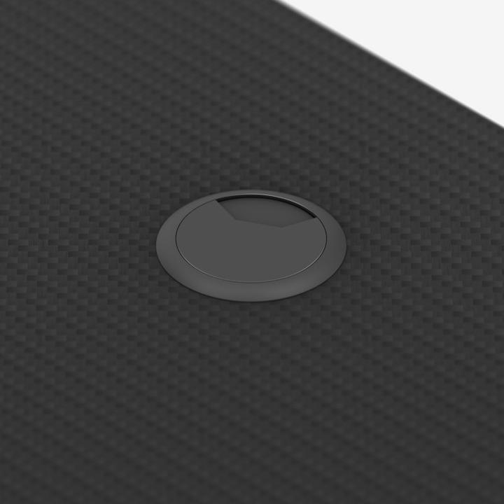 Produktbild Huzaro Verstellbarer Eck-Gaming-Schreibtisch Hero 7.3 Schwarz 140 cm