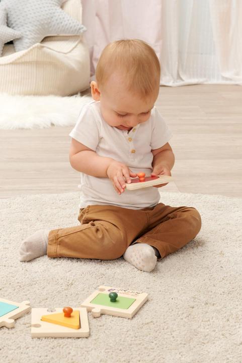 Actual product image Eichhorn EH Learning puzzle shapes