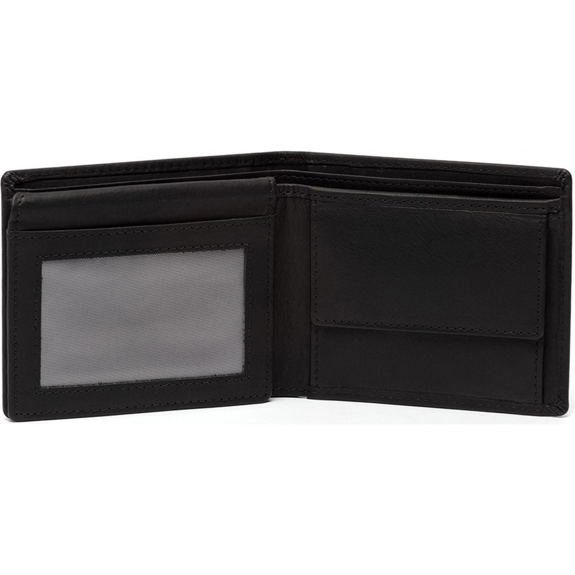 Thumbnail - The Chesterfield Brand, Herren, Portemonnaie, Wax Pull Up Geldbörse RFID Schutz Leder 11 cm, Schwarz
