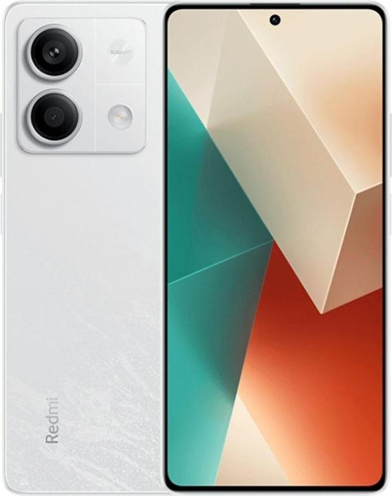 Actual product image Xiaomi Redmi Note 13 5G (256 GB, Arctic White, 6.67", Hybrid Dual SIM, 5G)