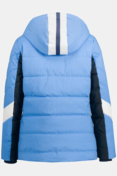 Actual product image Ulla Popken HYPRAR Chevron Stripe Triple Function Quilted Fully Lined Ski Jacket (54)