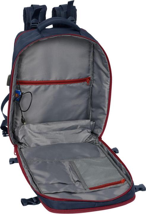 Produktbild FC Barcelona Schulrucksack Blau Granatrot
