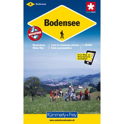 Wanderkarten - Ostschweiz, Landkarte
