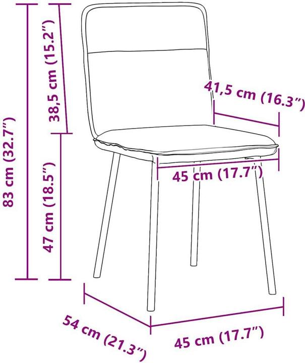 Image du produit vidaXL Esszimmerstuhl