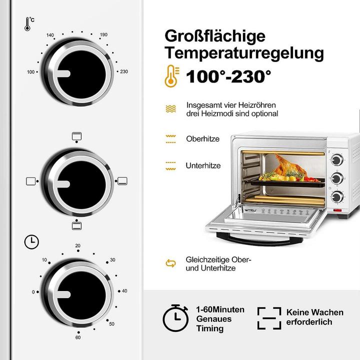 Actual product image Woltu Minibackofen