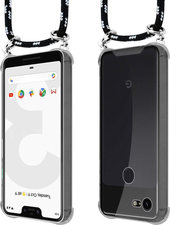 Produktbild Cadorabo TPU Handy Kette SILBER Cover