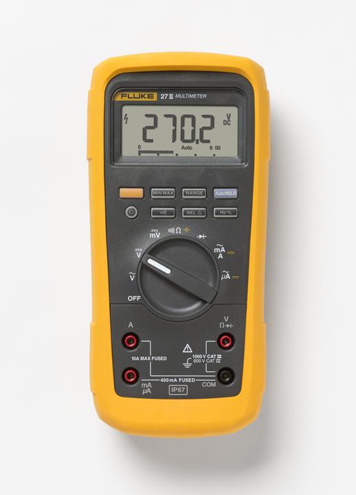 Productafbeelding Fluke Handmultimeter digitaal 27II/E (CAT III 1000V, CAT IV 600V)