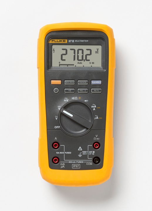Produktbild Fluke Hand-Multimeter digital 27II/E (CAT III 1000V, CAT IV 600V)