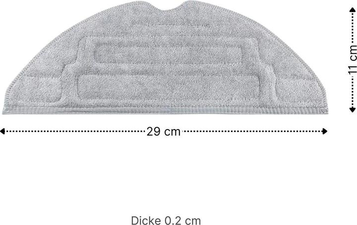 Image du produit Hermex Chiffons alternatifs Tampon d'essuyage pour Roborock S8 S8+