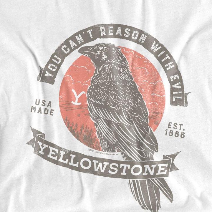 Immagine prodotto Yellowstone Evil Maglietta Uccello Uomo (XXL)