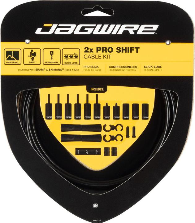 Jagwire 2X cavo/manicotto del cambio Pro Shift