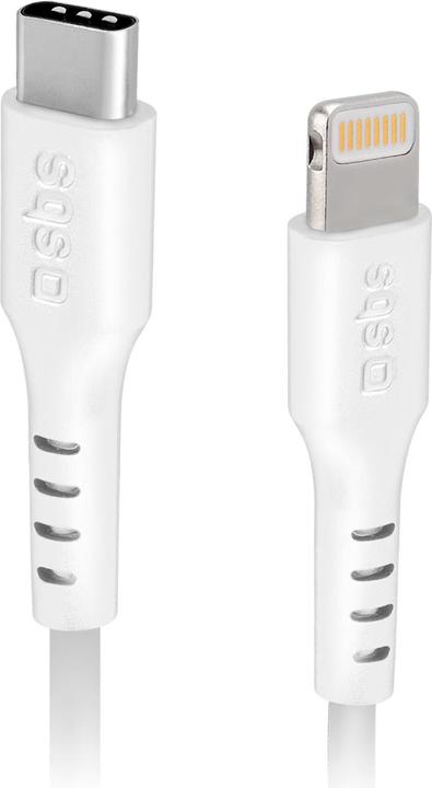Image du produit SBS TECABLELIGTC1W Câble Lightning 1 m blanc (1 m, USB 3.2 Gen 1)