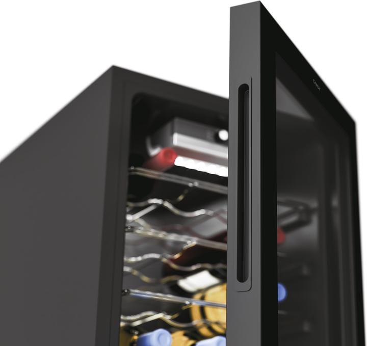 Image du produit Candy CWC 021 M/NF Cave à vin avec compresseur Installation gratuite Noir 21 bouteilles/bouteilles