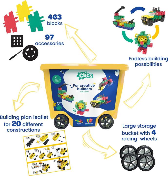 Produktbild Clics Rolbox-Bausteine