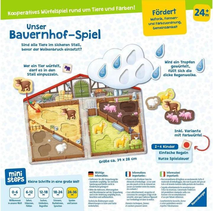 Produktbild Ministeps Unser Bauernhof-Spiel (Deutsch)