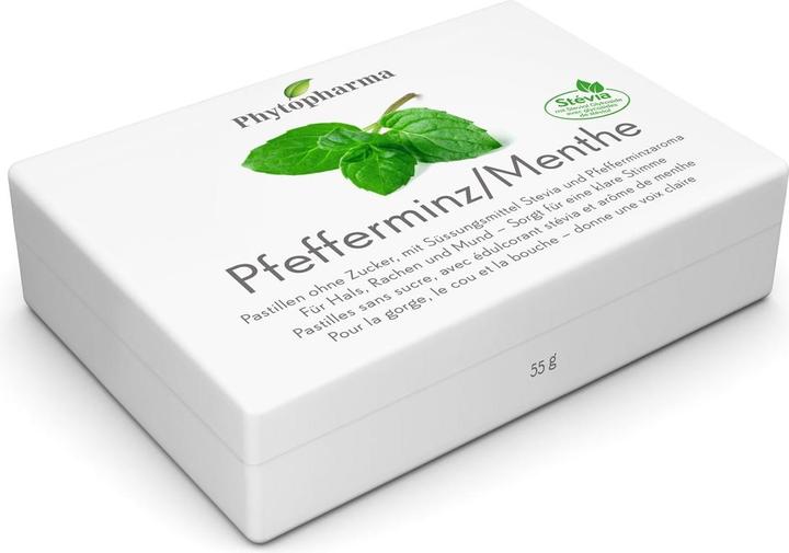 Phytopharma Menthe poivrée | Mentha Pastilles (40 pièce(s), Bonbon, 72 g)