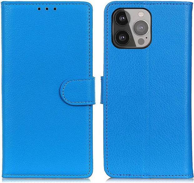 Produktbild MU Classic Litchi Leder Bookcover Series (Apple iPhone 13 Pro Max)