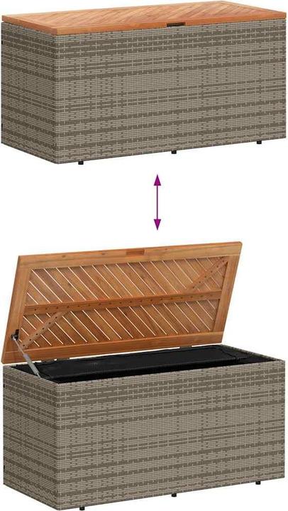 Actual product image vidaXL Garten-Auflagenbox