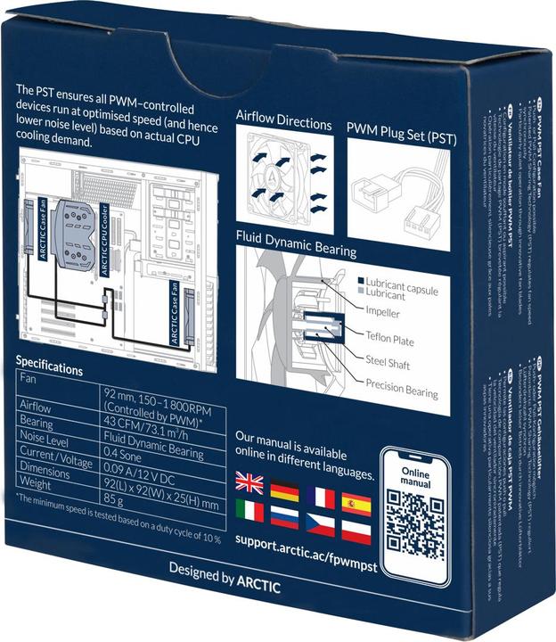 Actual product image Arctic F9 (92 mm, 1 x)