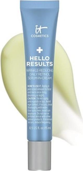 Actual product image It Cosmetics Hello Results Wrinkle-Reducing Daily Retinol Serum-in-Cream 0.5 Fl. Oz