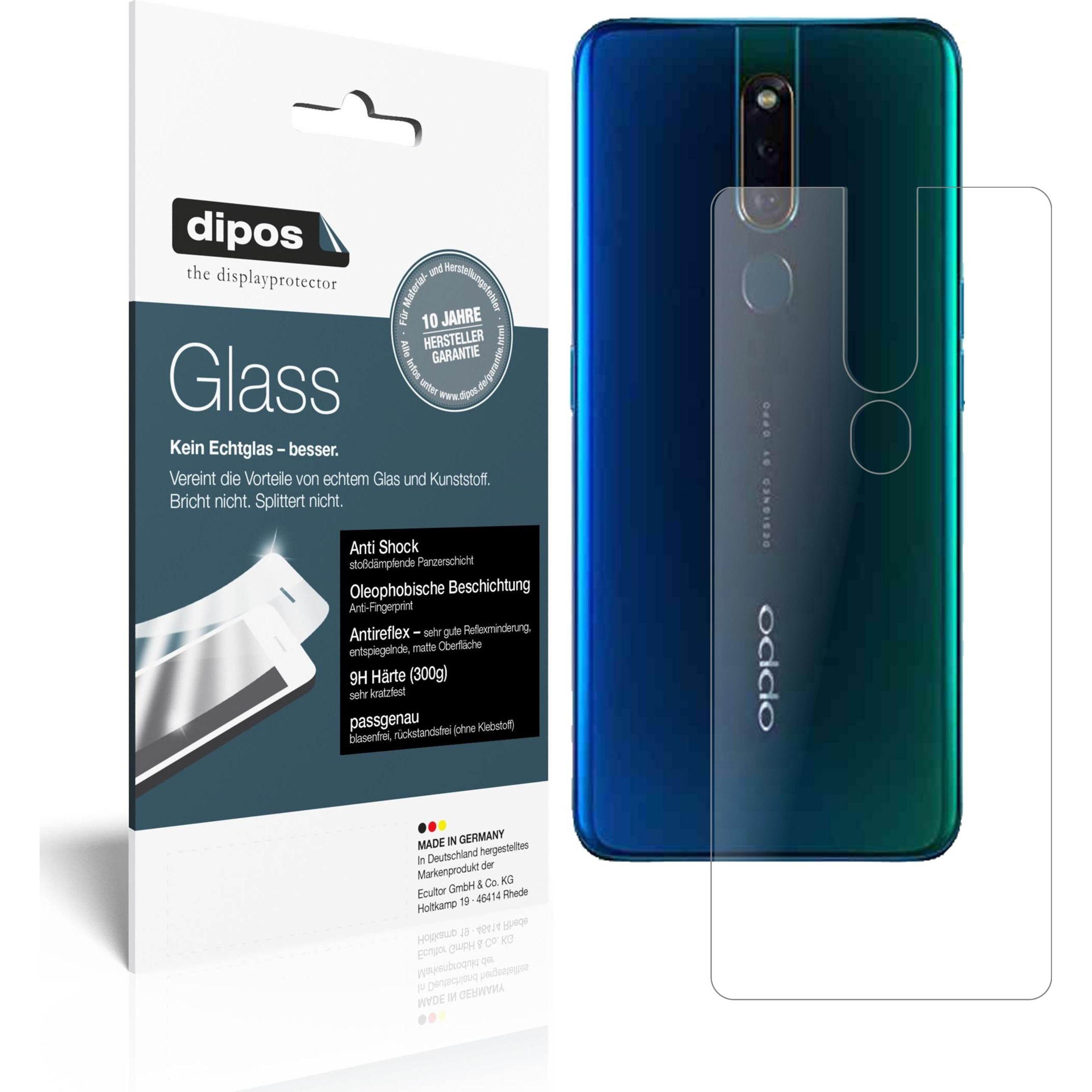 Dipos Displayschutz Anti-Shock (2 Stück, Oppo F11 Pro), Smartphone Schutzfolie, Transparent